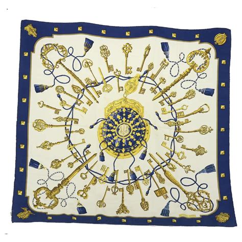 hermes les cles scarf gm silk|carre de paris scarf.